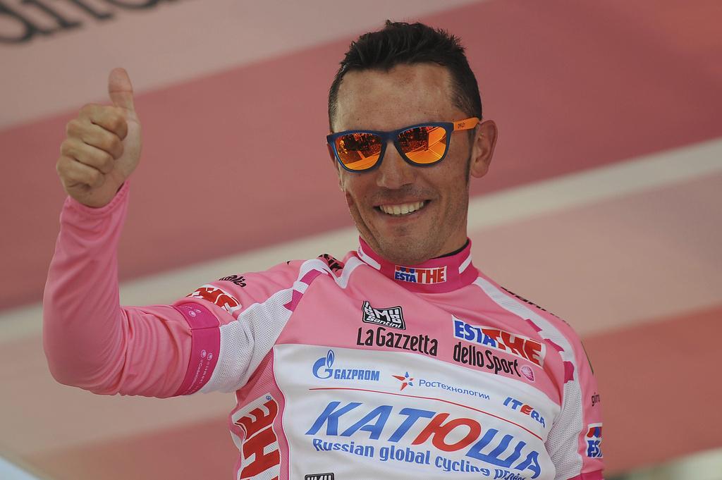 Joaquin Rodriguez conserve son maillot rose de leader. [Fabio Ferrari]