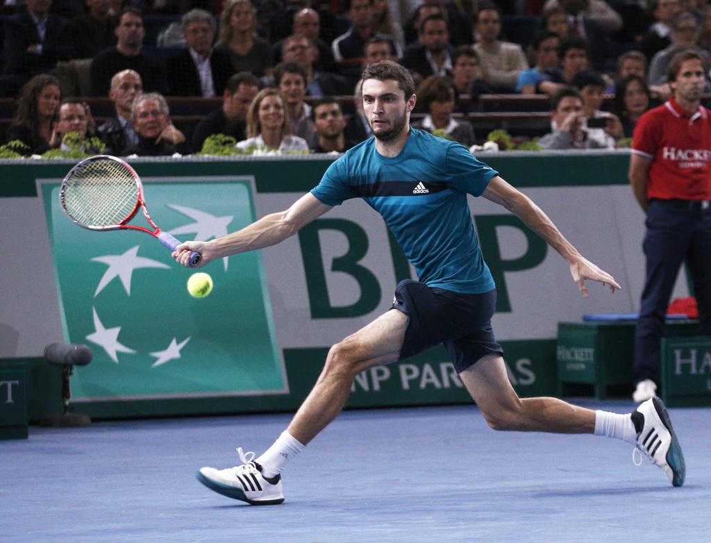 Gilles Simon pourra compter sur le soutien du public lors de sa demi-finale face à Jerzy Janowicz. [Christophe Ena]