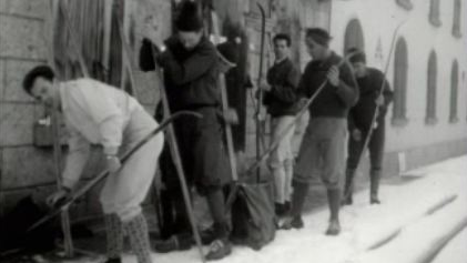 Skieurs Gletsch 1963 [TSR 1963]
