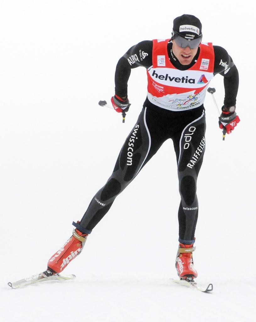 Dario Cologna se montre d'une régularité exceptionnelle dans ce Tour de Ski. [Armando Trovati]