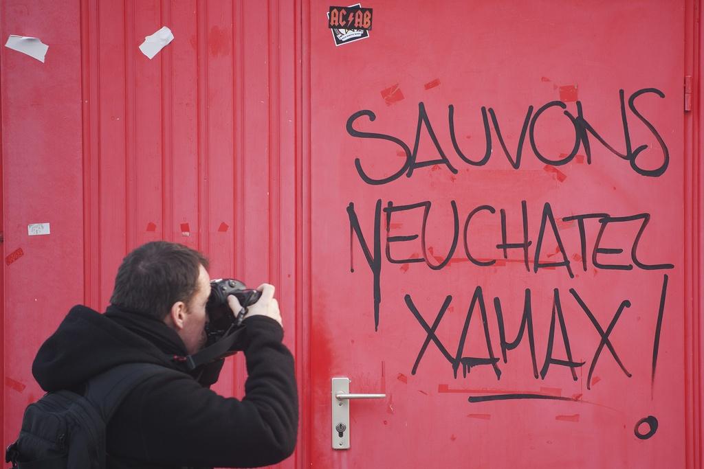 Chaque jour, Neuchâtel Xamax apparaît davantage comme une photo d'archive. [Sandro Campardo]