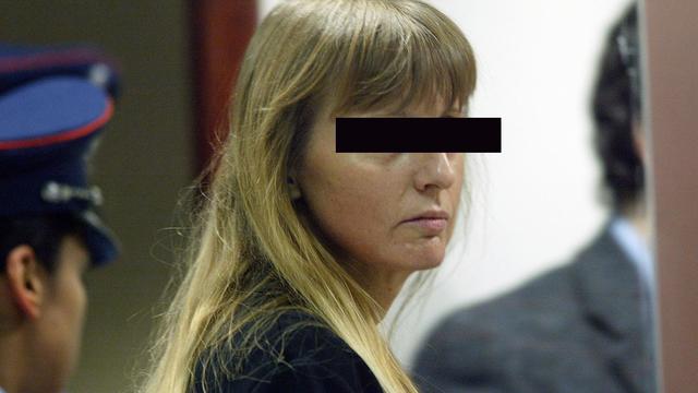 Michelle Martin lors du procès Dutroux en 2004 à Arlon.