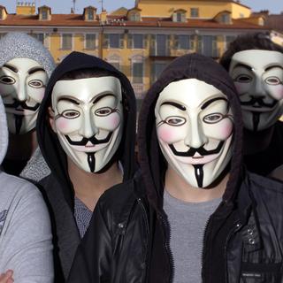 Le collectif Anonymous serait présent désormais en Chine. [Valery Hache]