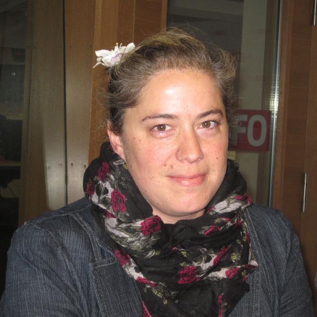 Marjorie de Chastonay, membre du comité Autisme Genève et déléguée auprès de Autisme Suisse romande. [Caroline Dumoulin]