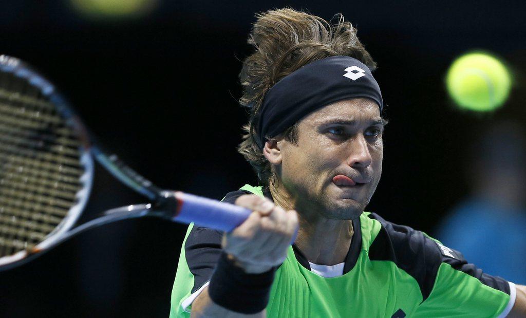 David Ferrer a concédé sa 14e défaite contre Roger Federer. [KEYSTONE - Kirsty Wigglesworth]