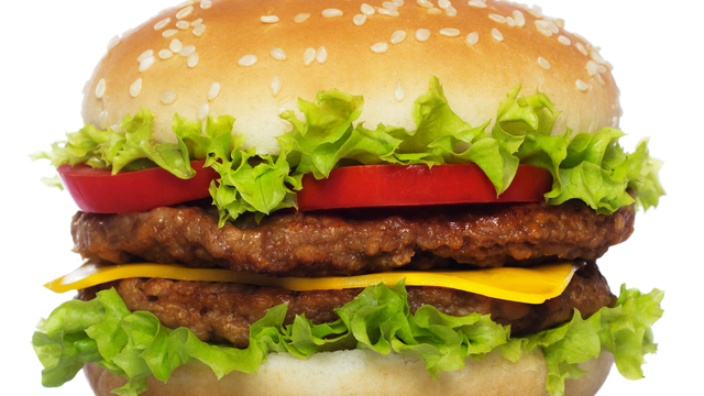 Hamburger pour illustrer le moment fort du 18.07.12 sur la viande produite à partir de cellules souches [Fotolia - Dmytro Sukharevskyy]