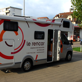 Le Rencar est un service mobile d’écoute qui sillonne les routes jurassiennes. [Gaël Klein]
