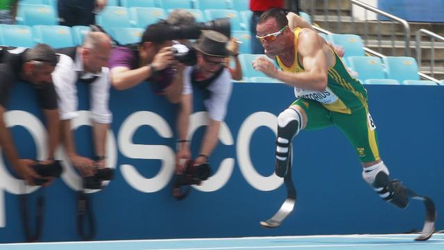 Pistorius enchaînera Jeux olympiques et paralympiques cet été. [DIEGO AZUBEL]