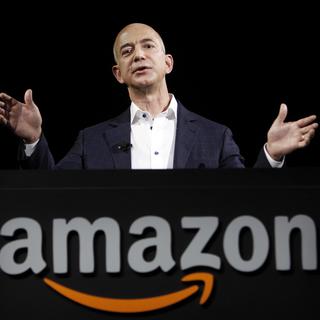 Jeff Bezos, CEO et fondateur d'Amazon. [AP Photo - Keystone - Reed Saxon]
