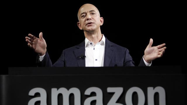 Jeff Bezos, CEO et fondateur d'Amazon. [AP Photo - Keystone - Reed Saxon]