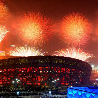 Pékin 2008: une cérémonie d'ouverture et des jeux flamboyants. [XINHUA/AFP - Xu Jiajun]
