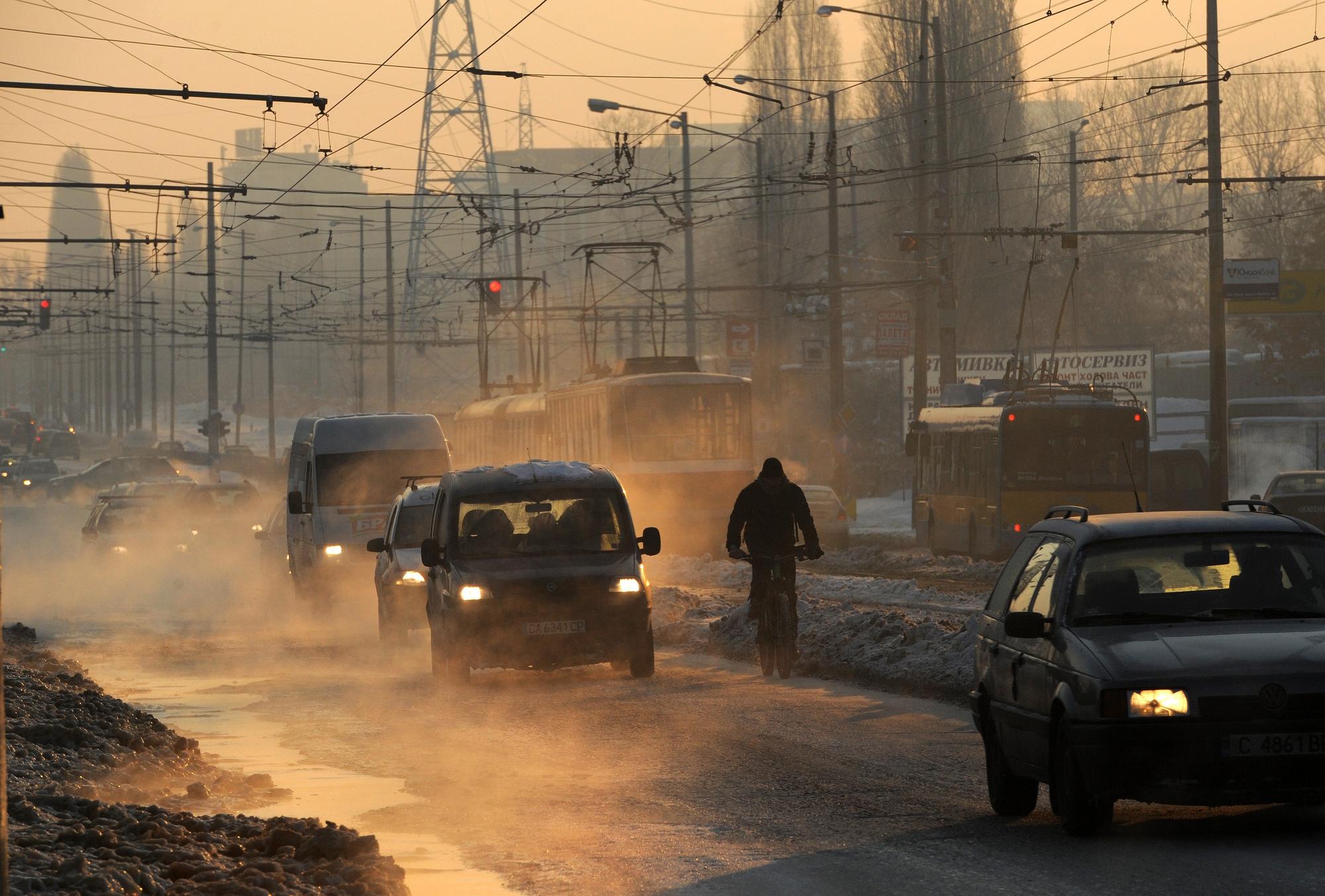 Le record de température la plus basse a été battu en Bulgarie, comme ici à Sofia. [AFP - Dimitar Dilkoff]