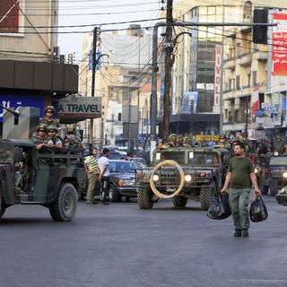 La ville de Tripoli, dans le nord du Liban, est quadrillée par l'armée. [Bilal Hussein]