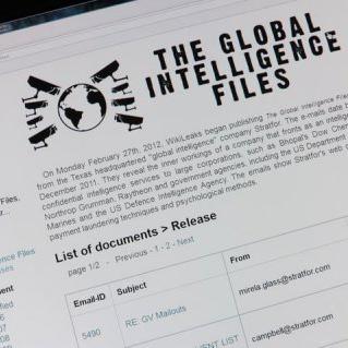 Une page du site internet WikiLeaks, le 27 février 2012