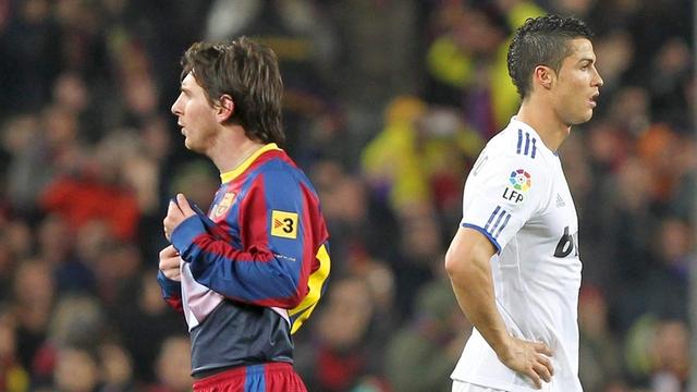 Messi et Ronaldo se livrent actuellement une lutte sans merci pour le classement du meilleur buteur de Liga avec chacun 41 réalisations.