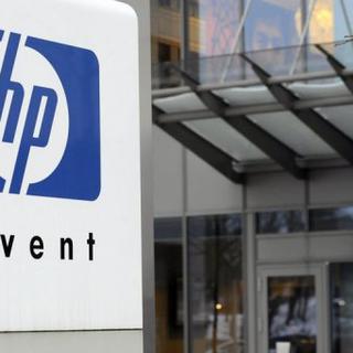 Des locaux du géant informatique Hewlett-Packard, en janvier 2010 à Diegem, en Belgique