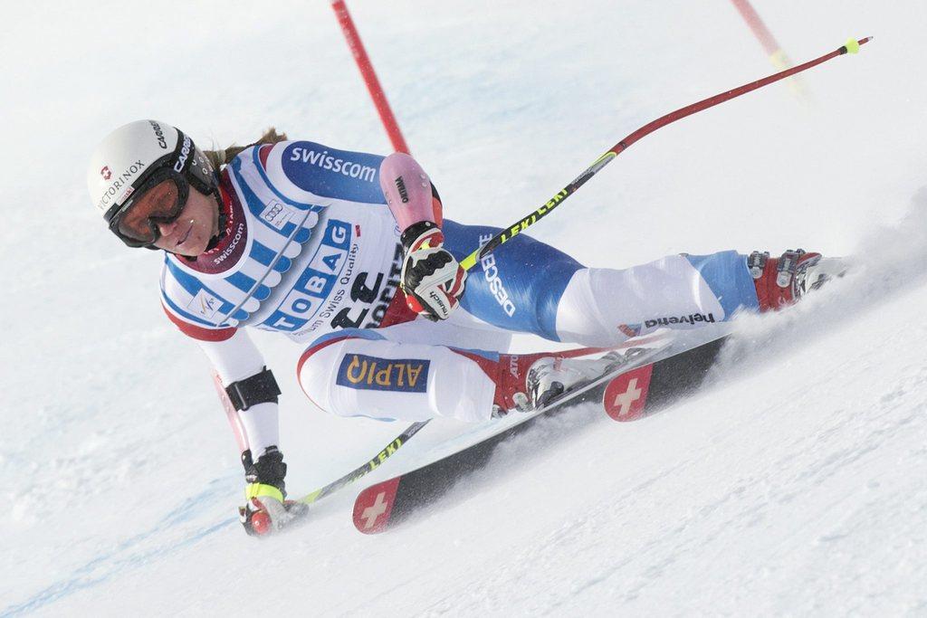 Fabienne Suter (4e) a été la meilleure des Suissesses. [KEYSTONE - Alessandro Della Bella]