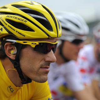 Fabian Cancellara est toujours en jaune. [Lionel Bonaventure]