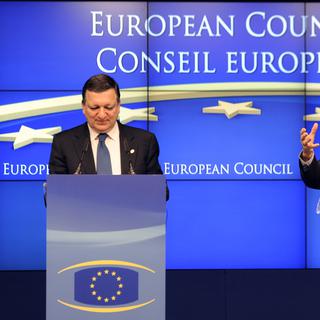Le président  de la Commission et le président du Conseil européens ont salué le prix comme un "grand honneur" pour l'UE. [Eric Feferberg]