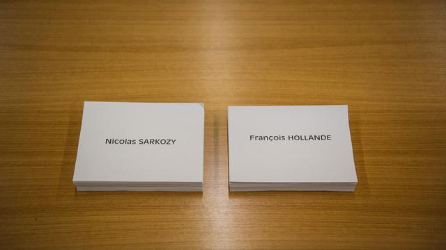 Bulletin de vote Sarkozy et Hollande.