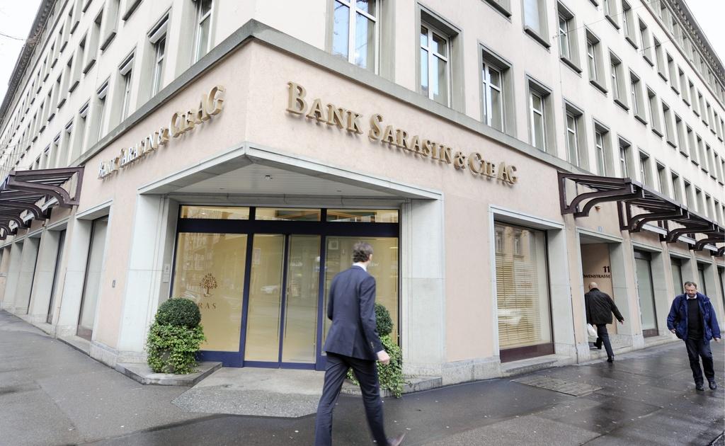 La banque Sarasin a annoncé se réserver le droit d'engager d'autres poursuites judiciaires. [KEYSTONE - WALTER BIERI]