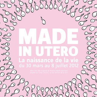 Affiche de l'exposition "Made in utero" [Musée de zoologie]