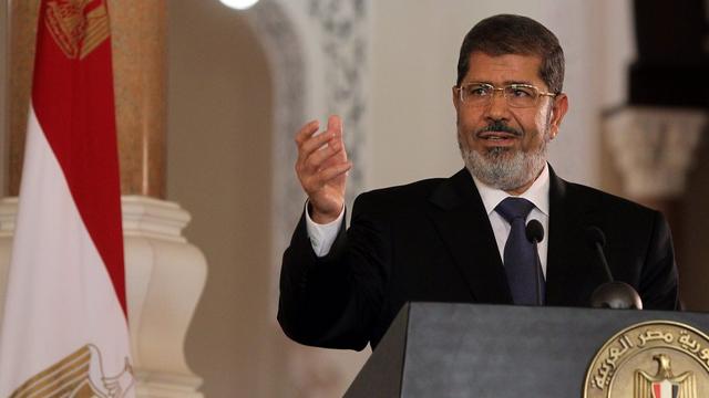 Le président égyptien Mohamed Morsi. [KHALED ELFIQI]