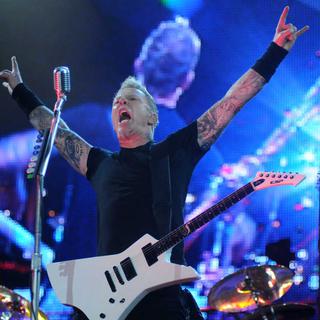 Le chanteur de Metallica James Hetfield lors d'un concert à Rio de Janeiro en fin d'année dernière. [André  Durao]