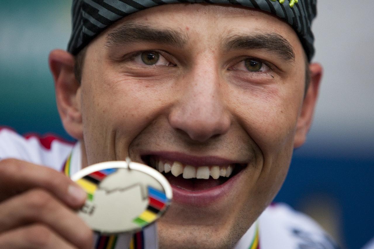 Troisième à Pékin, Schurter rêve de l'or à Londres. [Reuters - Valentin Flauraud]