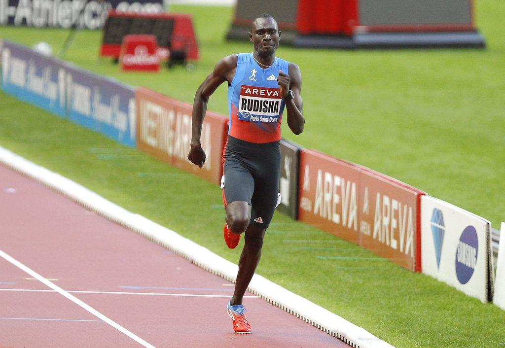 David Rudisha a été pénalisé par son lièvre... [Keystone - /IAN LANGSDON]