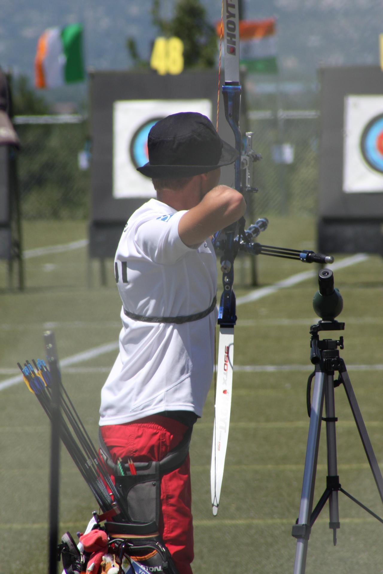 Axel Müller rêve d'intégrer le top-32 olympique. [www.archery.org]