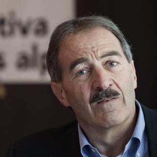 Fabio Pedrina, président de l'Initiative des Alpes. [Lukas Lehmann]