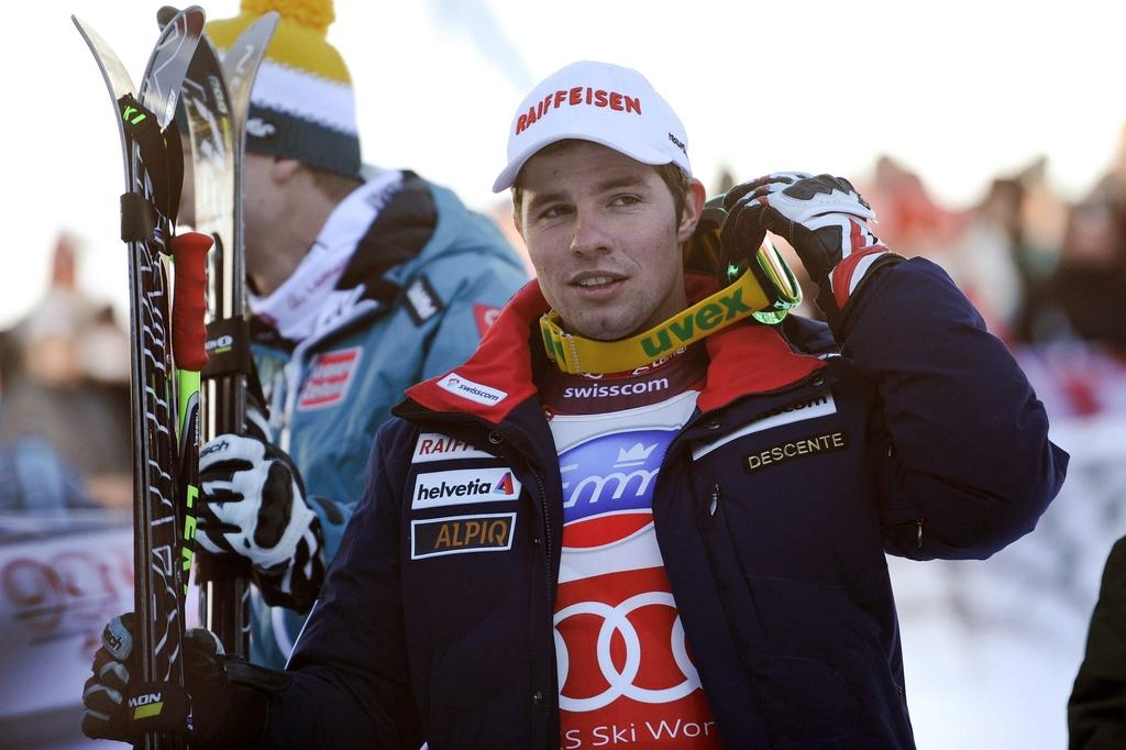 Vainqueur à Wengen, Beat Feuz regarde désormais en direction de Kitzbühel. [Keystone - Samuel Truempy]