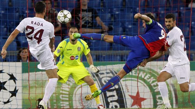 Le but de Streller en fin de première mi-temps n'aura pas été suffisant pour le FCB. [KEYSTONE - URS FLUEELER]