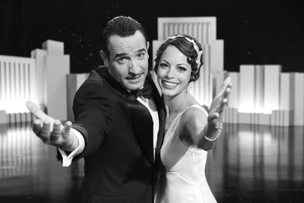 Jean Dujardin et Bérénice Bejo sont tous deux nominés aux Golden Globes pour leur rôle dans "The Artist". [The Weinstein Company]