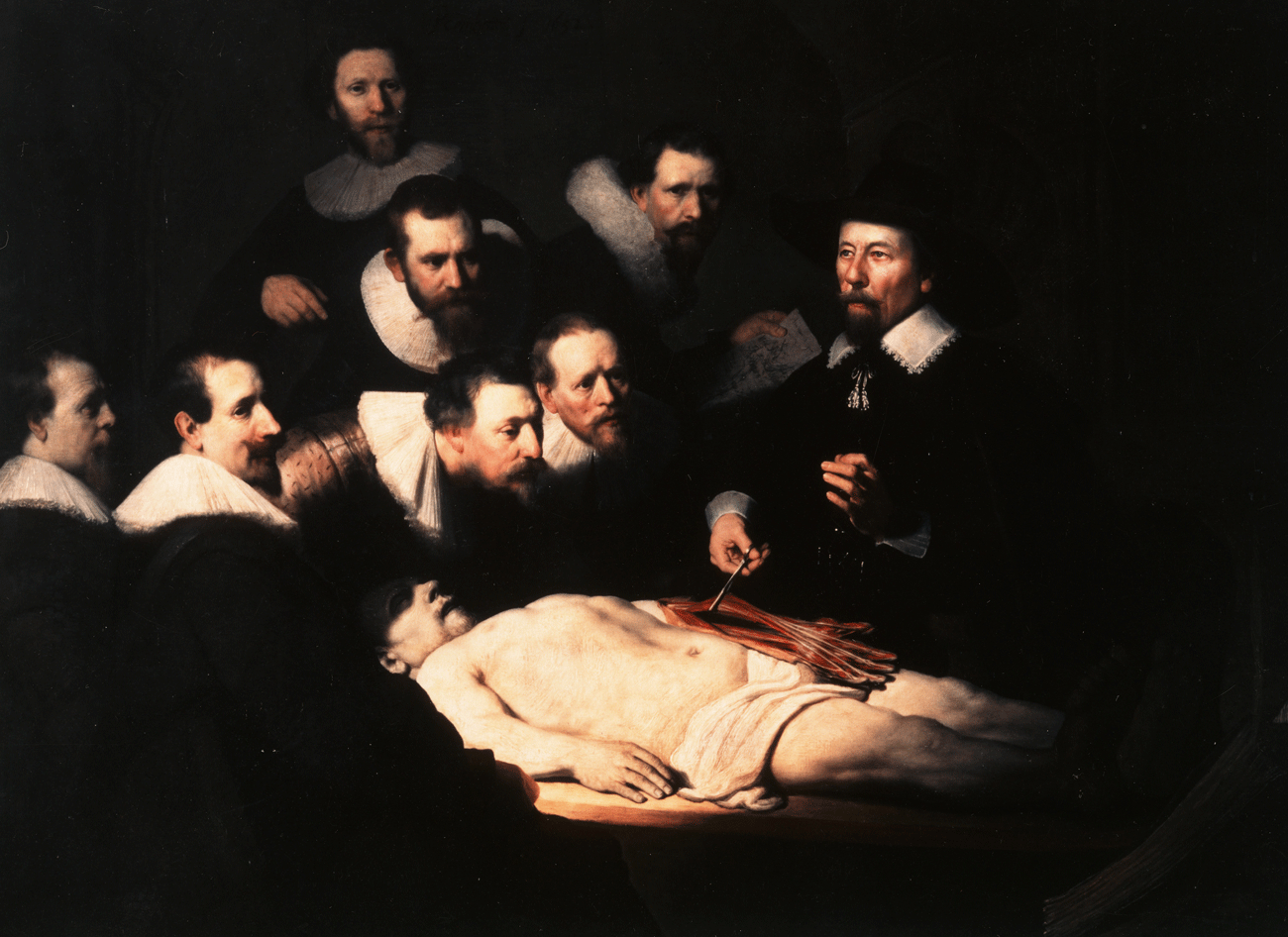 La leçon d'anatomie vue par Rembrandt (1632.) [Photo12/AFP]