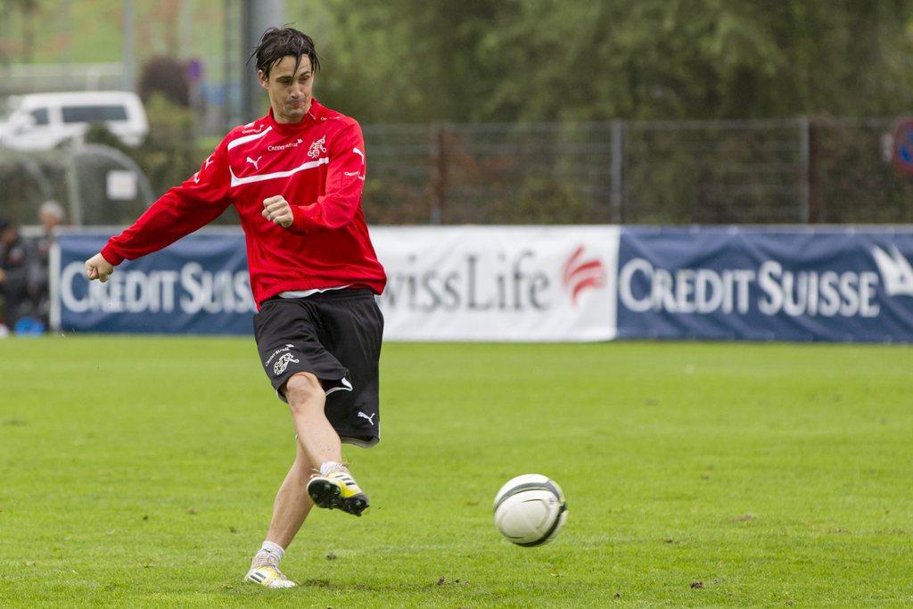 Marco Mathys, ici lors d'un entraînement avec l'équipe de Suisse, aura à coeur de briller face à ses anciennes couleurs. [ALESSANDRO DELLA BELLA]