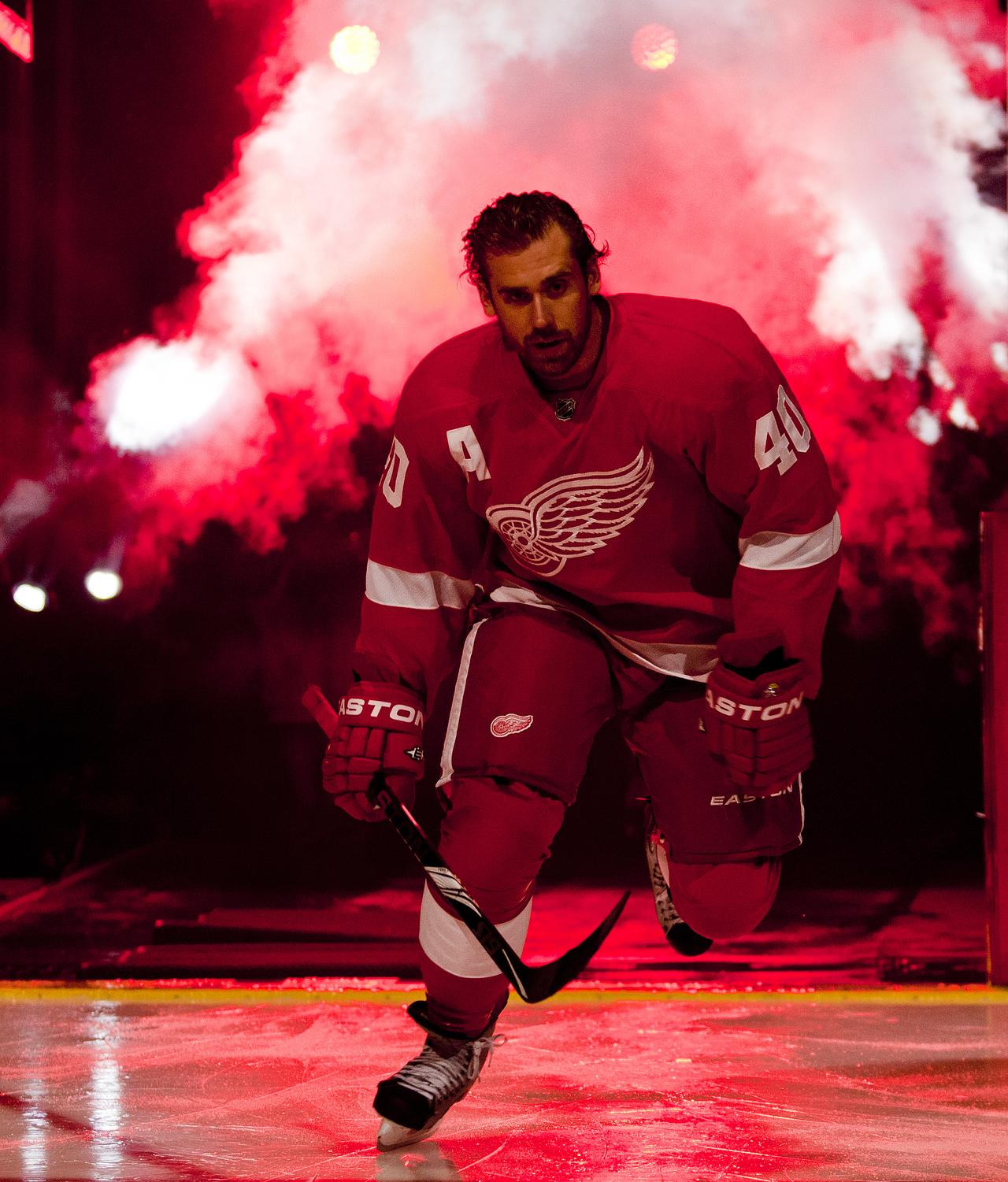 Zetterberg fait partie des meubles à Detroit. [EQ Images - Tony Ding/Icon SMI]