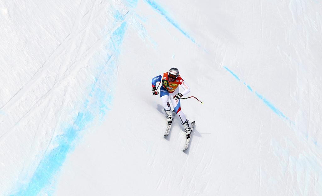 Feuz continue de briller et décroche un 10e podium cette saison. [Alessandro Trovati]