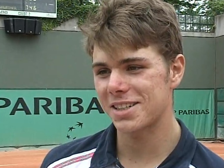 Stanislas Wawrinka en 2003. [RTS]