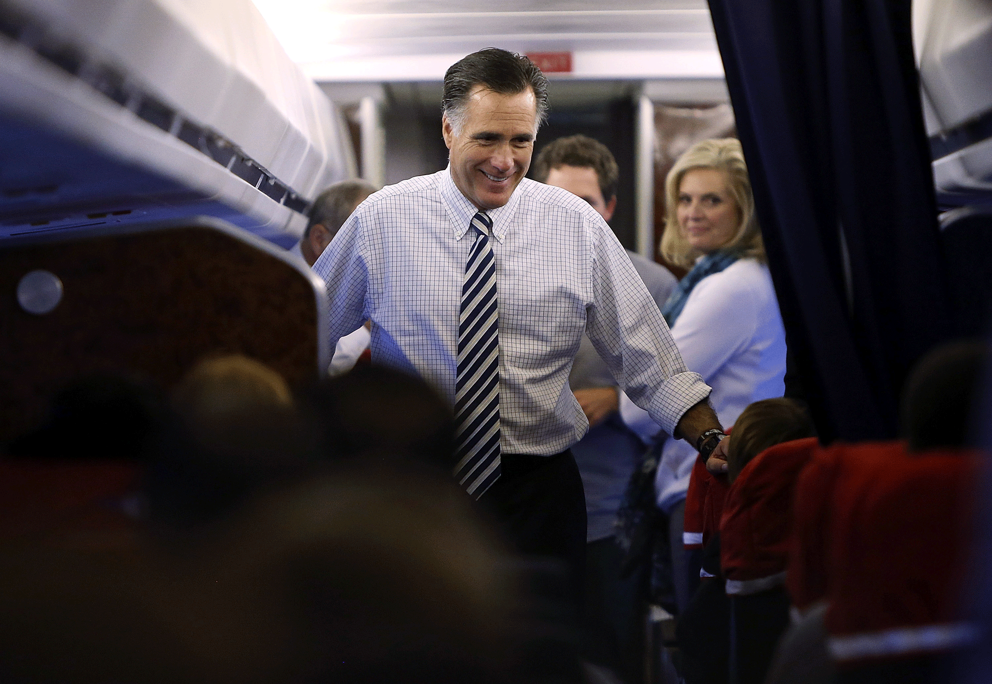Comme Barack Obama, Mitt Romney va encore visiter plusieurs Etats ce lundi. [Getty Images/AFP - Justin Sullivan]