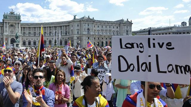 Des milliers d'Autrichiens ont assisté au discours du dalaï lama [Andreas Pessenlehner]