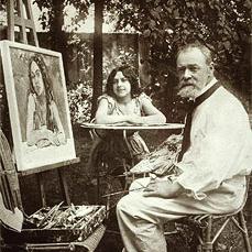 Le peintre suisse Ferdinand Hodler en 1916. [Wikimedia - Paul Bonzon]