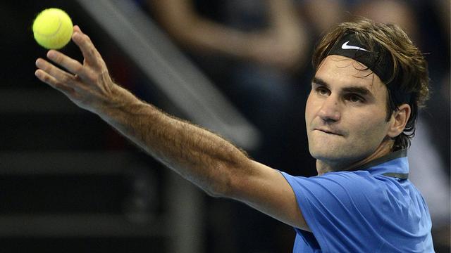 Roger Federer a peiné face à Belluci. [Georgios Kefalas]