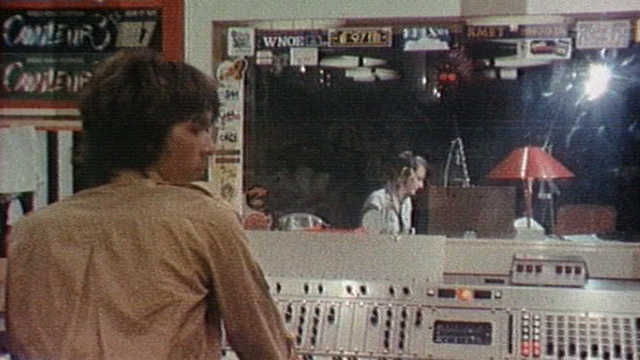 Un studio de Couleur 3 en 1982. [RTS]