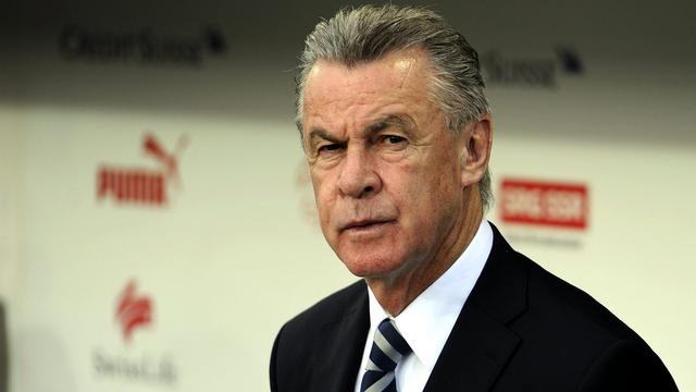 Ottmar Hitzfeld ne pourra pas aligner son équipe-type à Split. [SIGI TISCHLER]