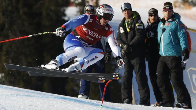 Feuz a bien exploité l'absence de Hirscher sur la piste olympique pour prendre les devants dans la lutte pour le grand Globe. [Leonhard Foeger]