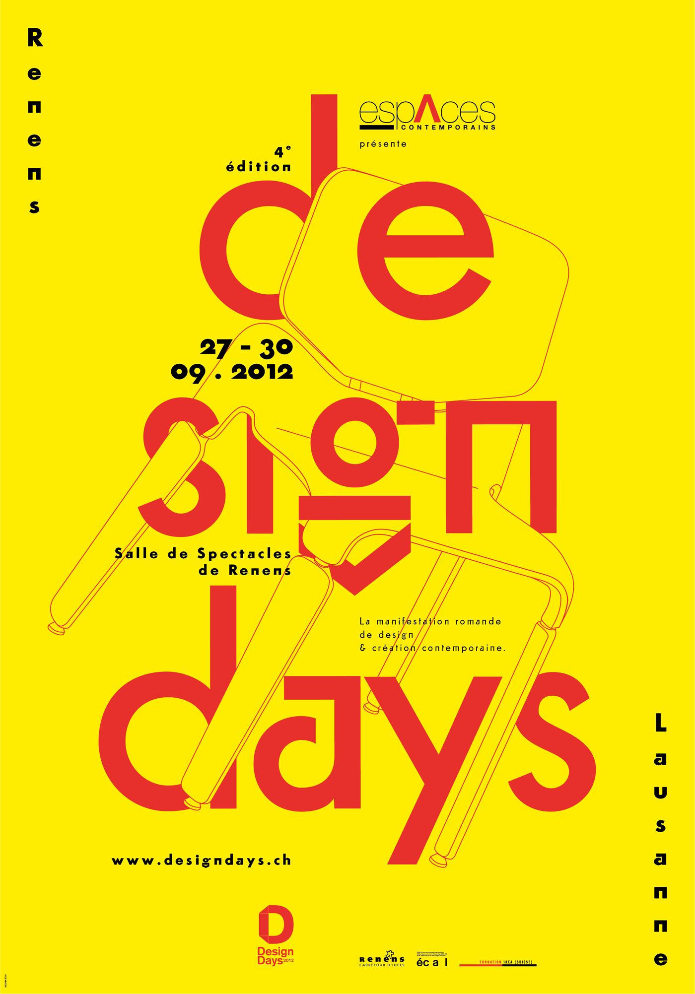 L'affiche des Design Days de Renens 2012. [designdays.ch]