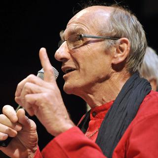 René Gonzalez lors de la présentation de la saison 2009-2010 du Théâtre de Vidy-Lausanne. [Dominic Davre]