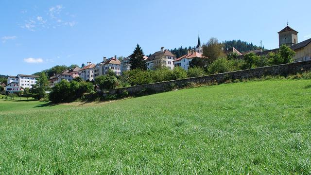 Cartier va s'installer sur une parcelle de terrain de 8000 mètres carrés aux Brenets. [Gaël Klein]